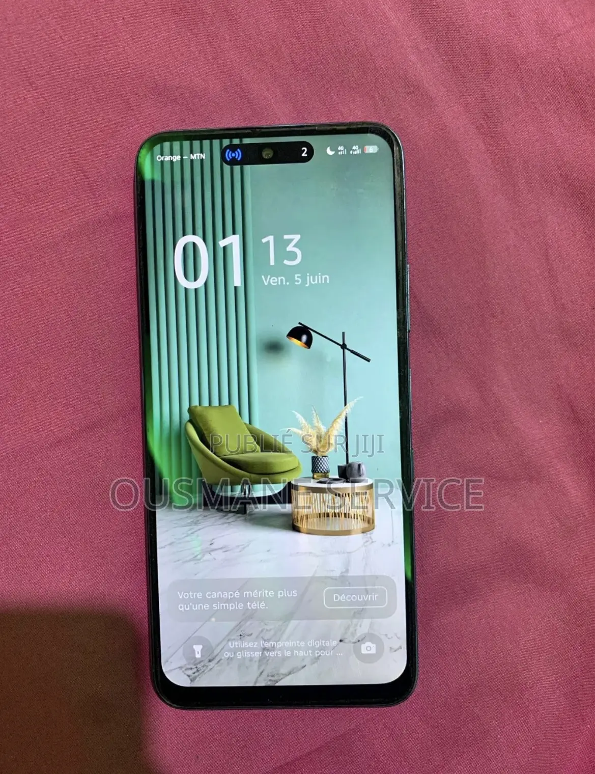 Nouveau Infinix Hot 60 Pro+ 256 GB Noir