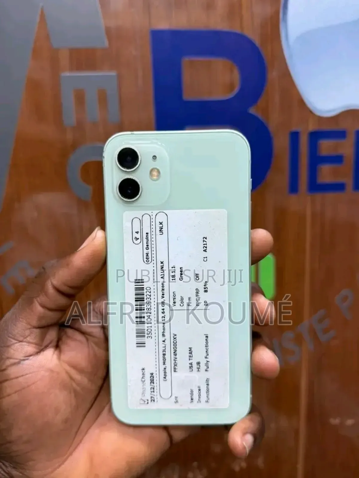 Nouveau Apple iPhone 12 128 GB Vert