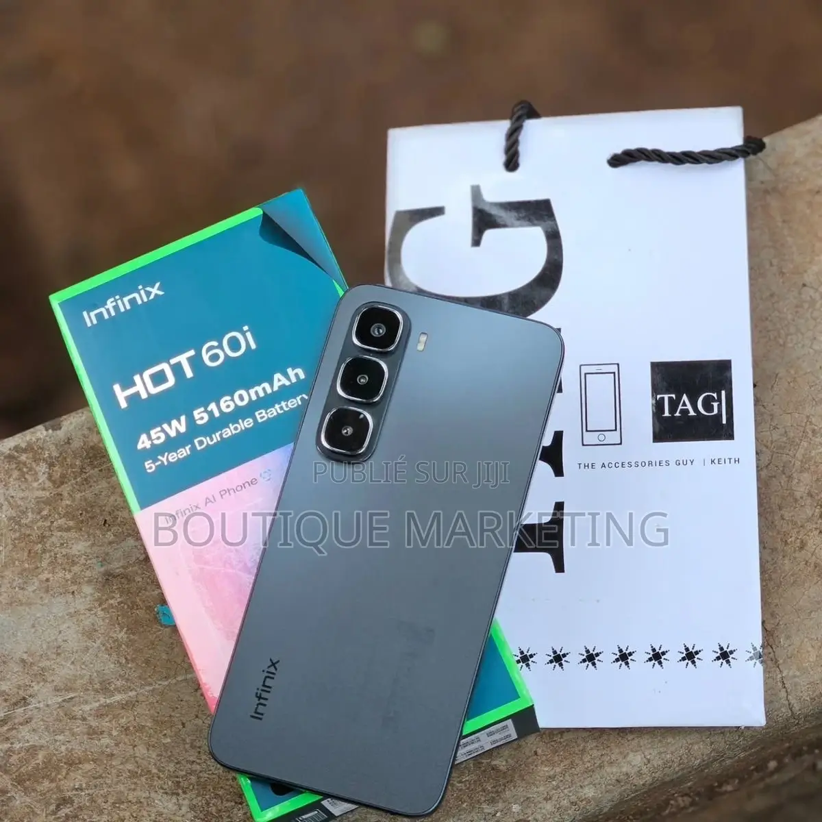 Nouveau Infinix Hot 60 128 GB Gris