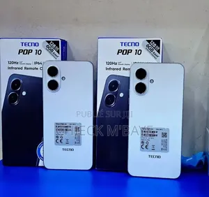 Nouveau Tecno Pop 10 128 GB Blanc