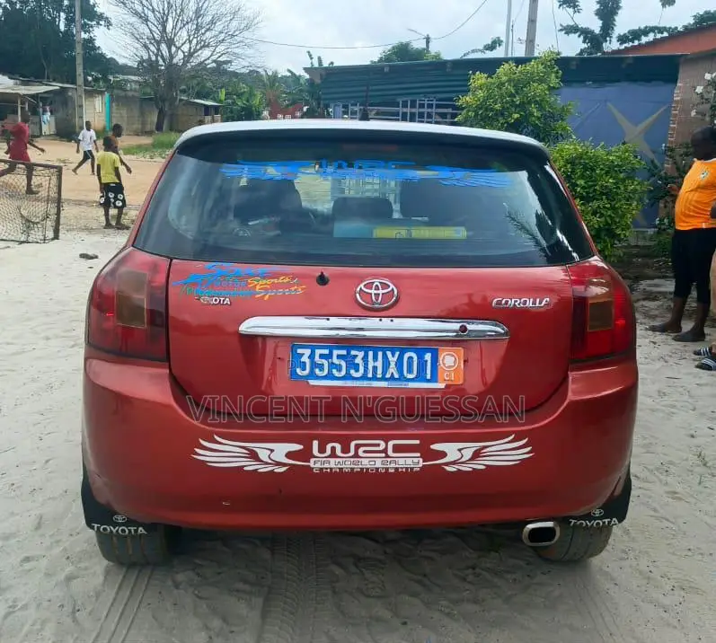 Toyota Corolla 2002 Orange