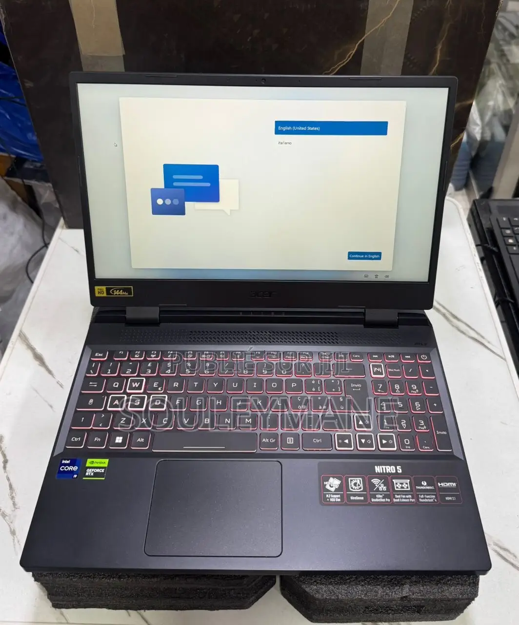 Nouveau Ordinateur portable Acer Nitro 5 16GB Intel Core i9 SSD 1T