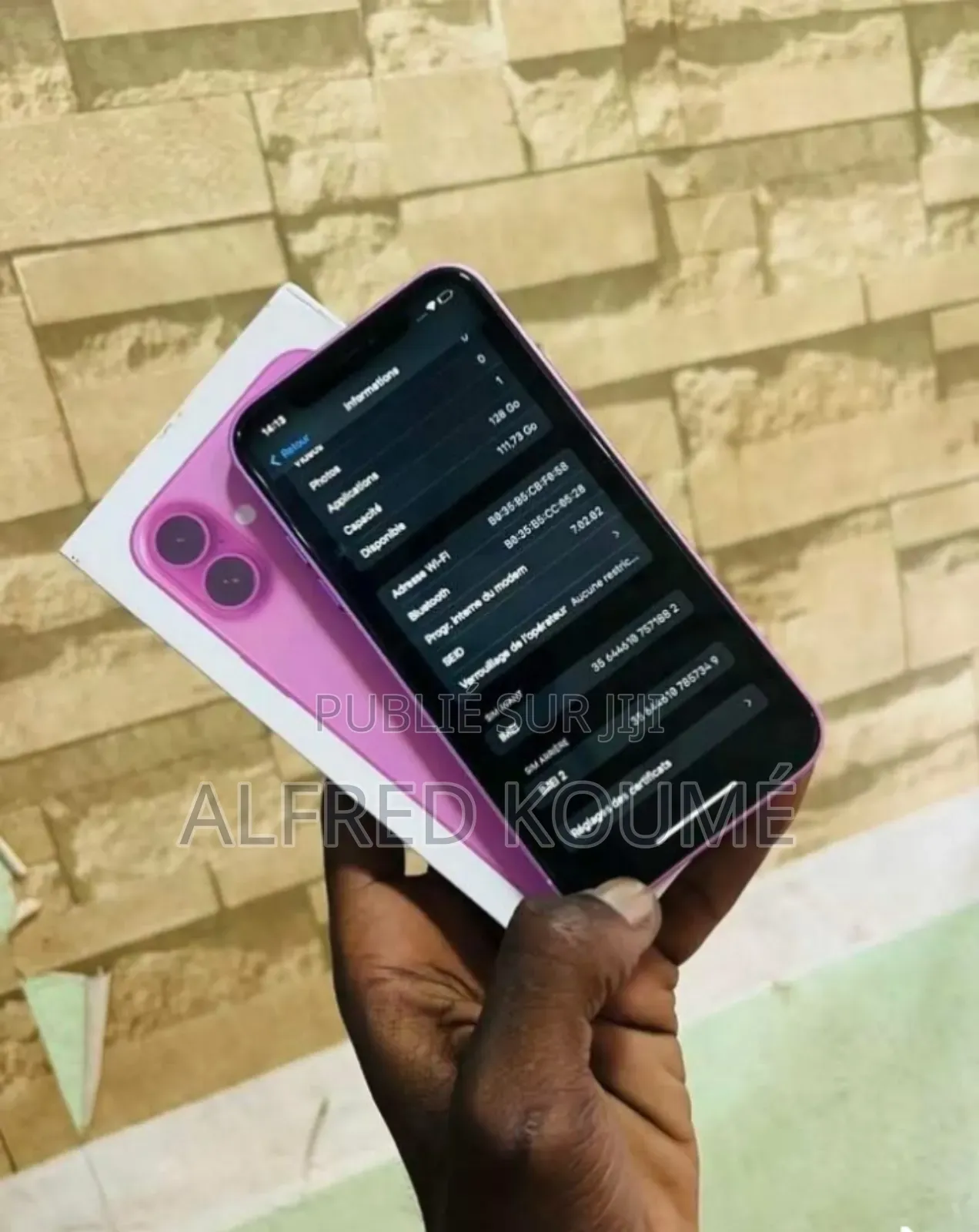 Nouveau Apple iPhone XR 128 GB Rose