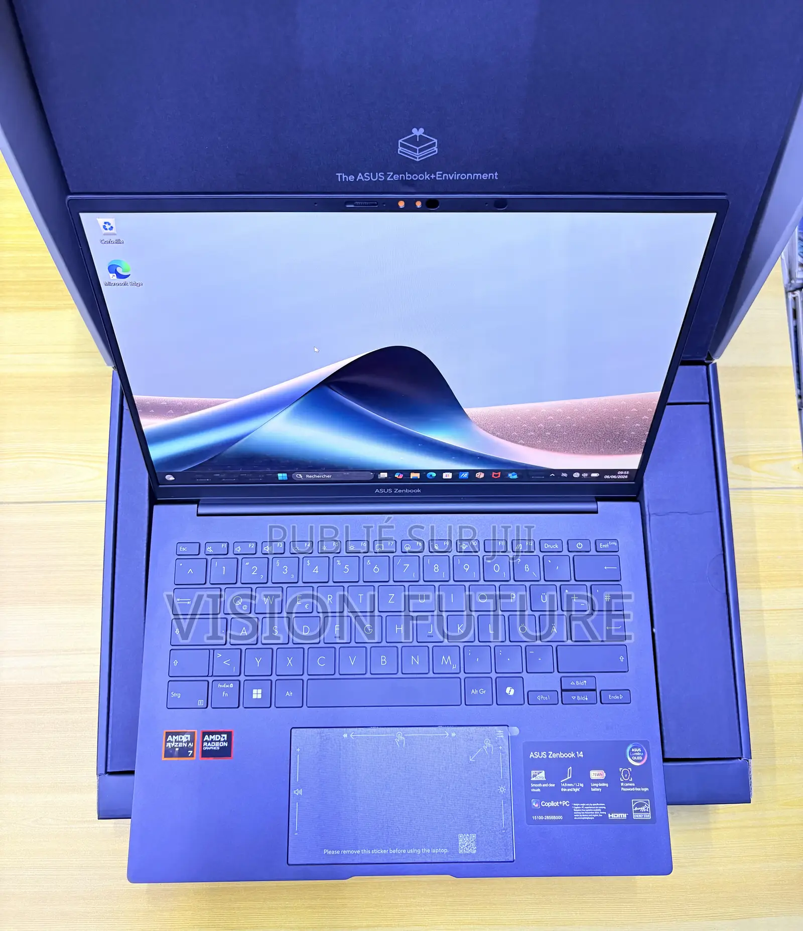 Nouveau Asus Zenbook 14 UX434 32GB AMD Ryzen 7 SSD 1T