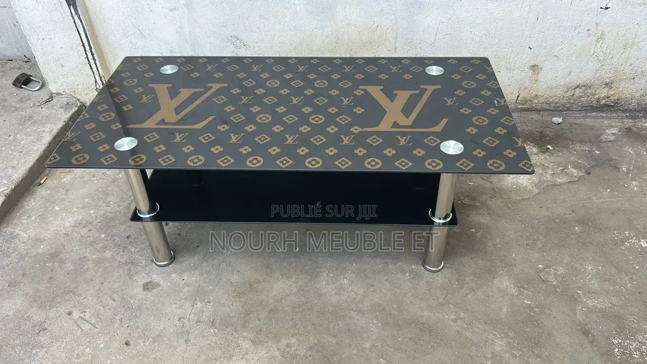 Table Basse Centrale Vitrée – Neuf- Stock Adjamé