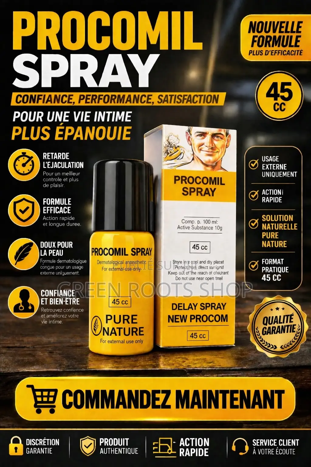 Procomill Spray De Confort Et Bien-Être Homme