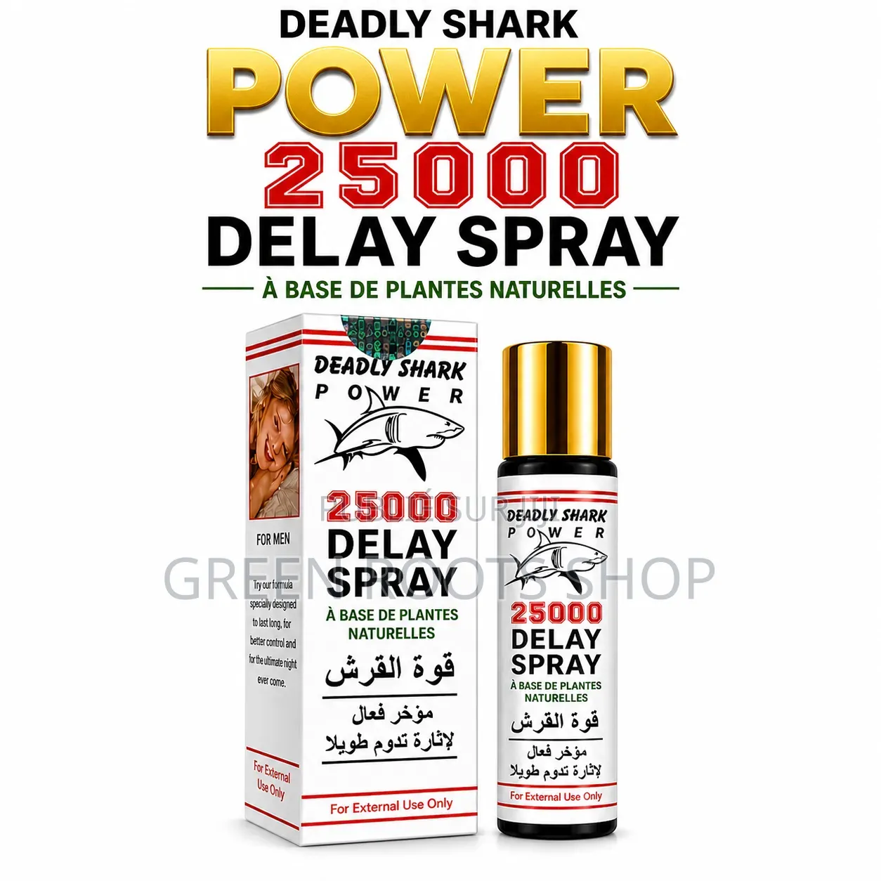 Deadly Shark Power 25000 Spray – Puissance Confiance