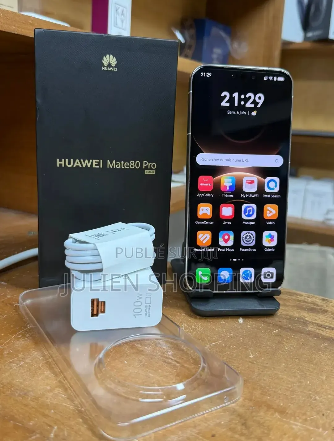 Nouveau Huawei Mate 80 Pro 5G 256 GB Blanc