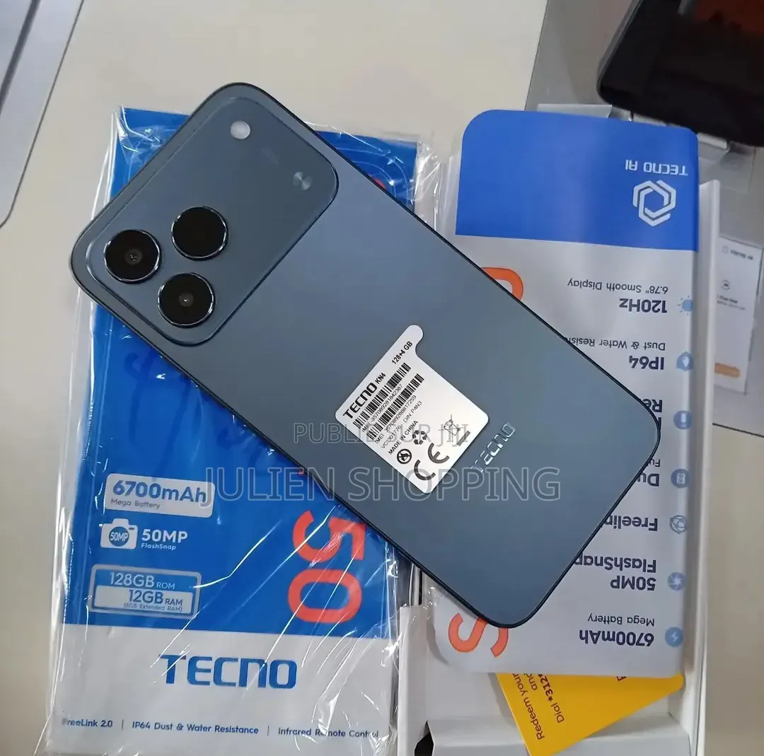 Nouveau Tecno Spark 50 128 GB Noir