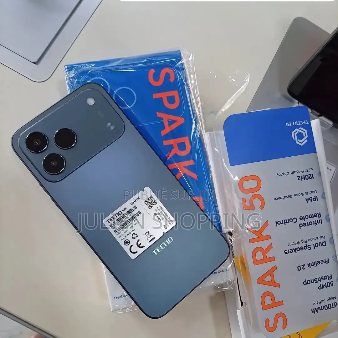 Nouveau Tecno Spark 50 128 GB Noir