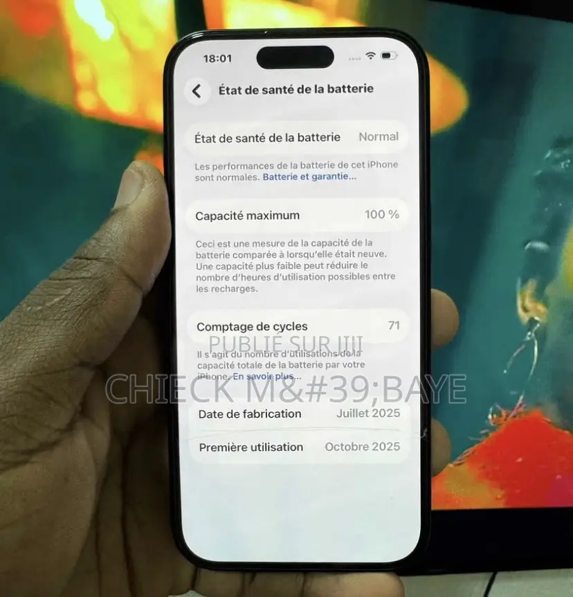 Nouveau Apple iPhone 16 256 GB Noir