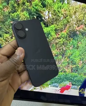 Nouveau Apple iPhone 16 256 GB Noir