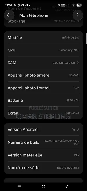 Infinix Note Edge 256 GB Gris