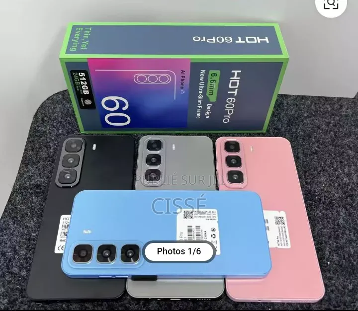 Nouveau Infinix Hot 60 Pro+ 256 GB Orange