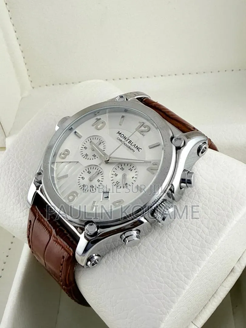 Montre Mont Blanc en Cuir