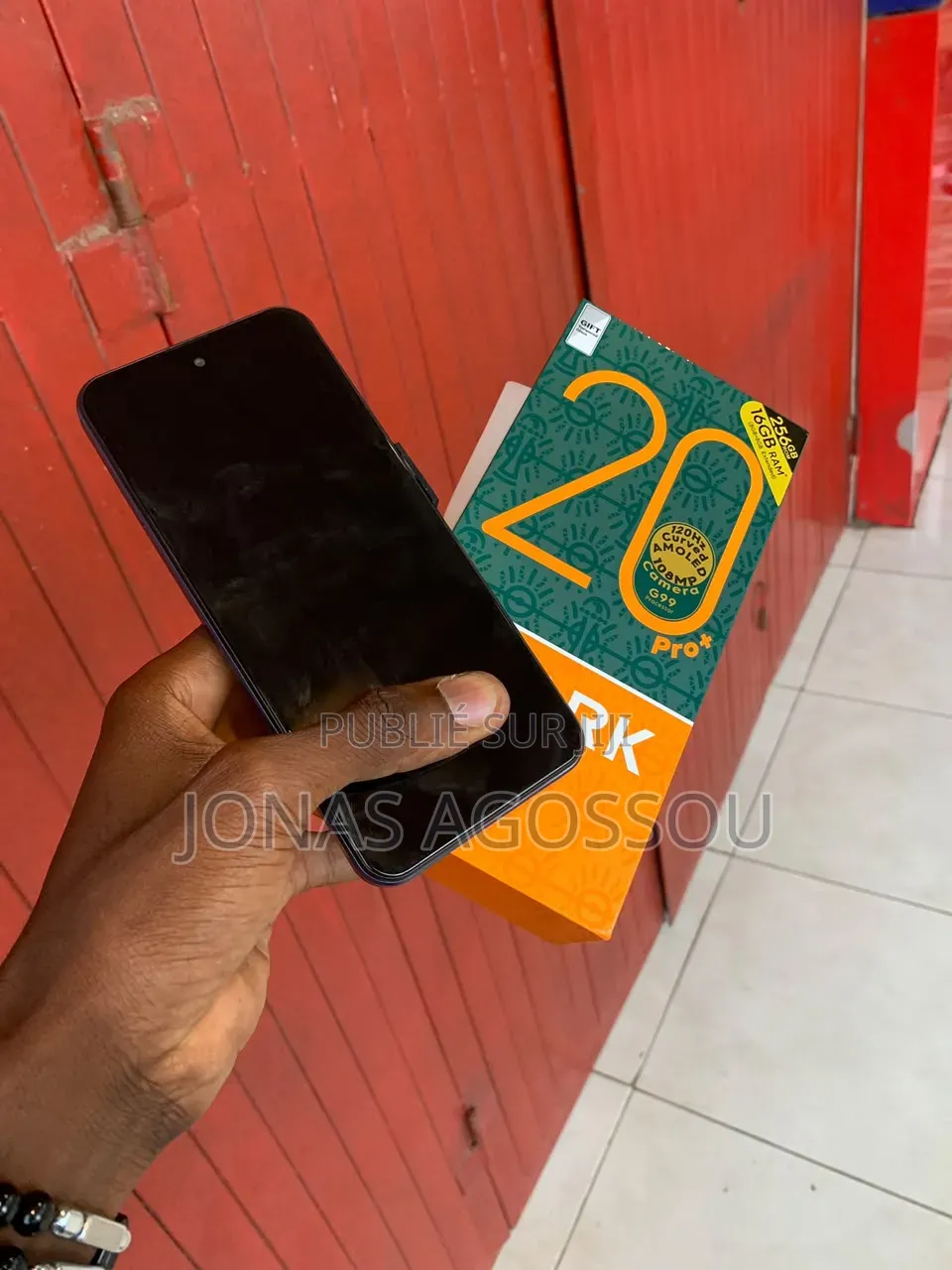 Nouveau Tecno Spark 20 Pro Plus 256 GB Noir