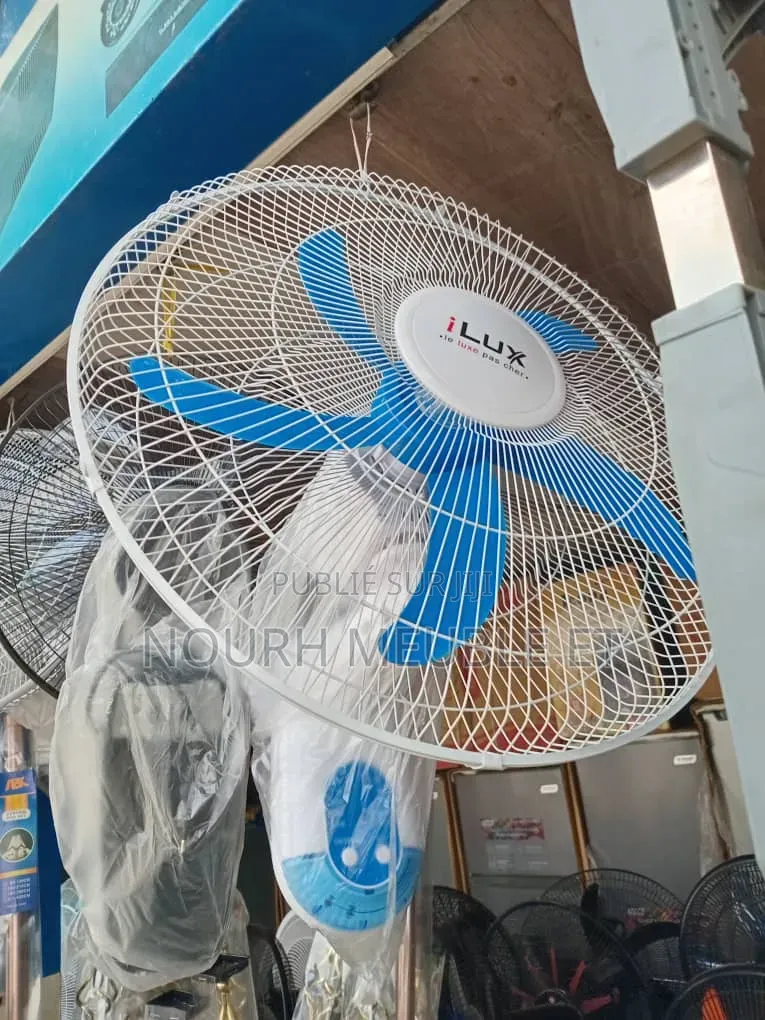 Ventilateur Mural Ilux 18 Pouces Avec Télécommande – Neuf - Abobo
