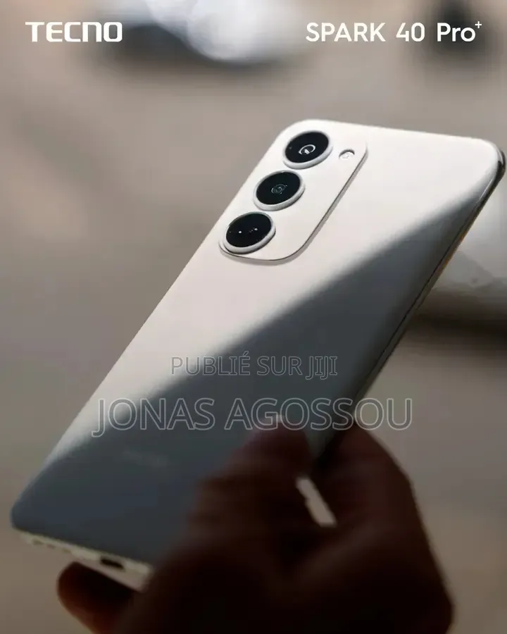 Nouveau Tecno Spark 40 Pro+ 256 GB Blanc