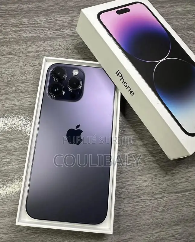 Nouveau Apple iPhone 14 Pro Max 256 GB Noir
