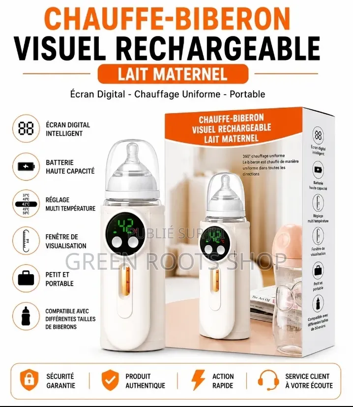 Chauffe-Biberon Visuel Rechargeable – Chauffage Uniforme