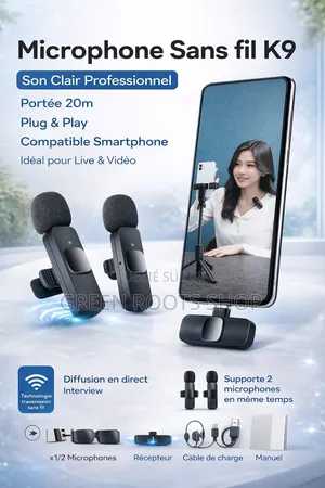 Microphone Sans Fil – Son Clair Professionnel