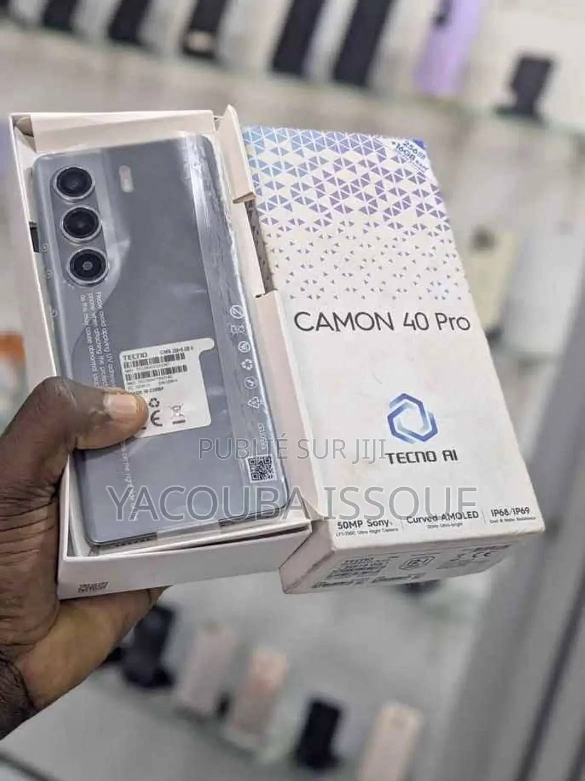 Nouveau Tecno Camon 40 Premier 256 GB Noir