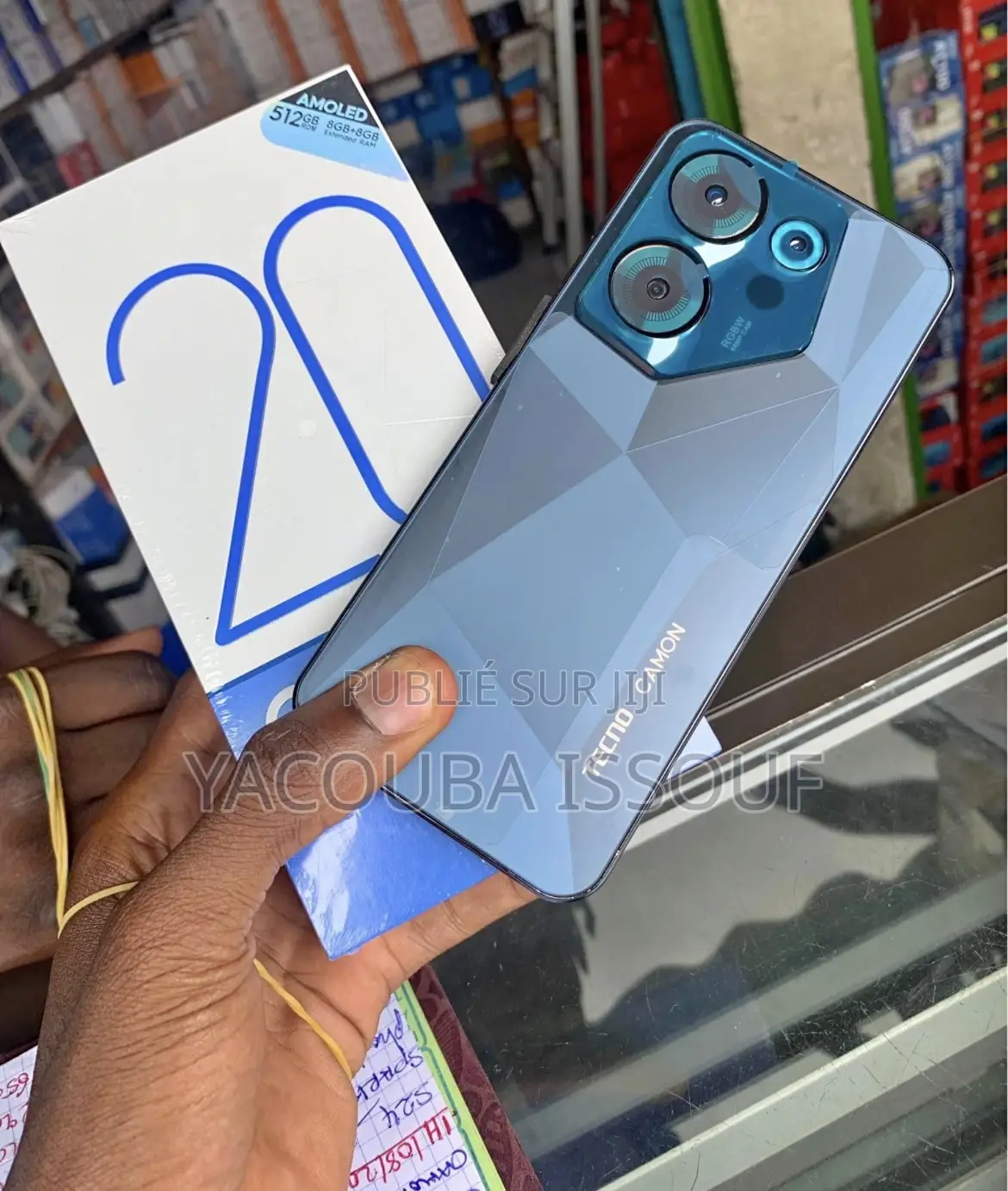 Nouveau Tecno Camon 20 Premier 128 GB Bleu
