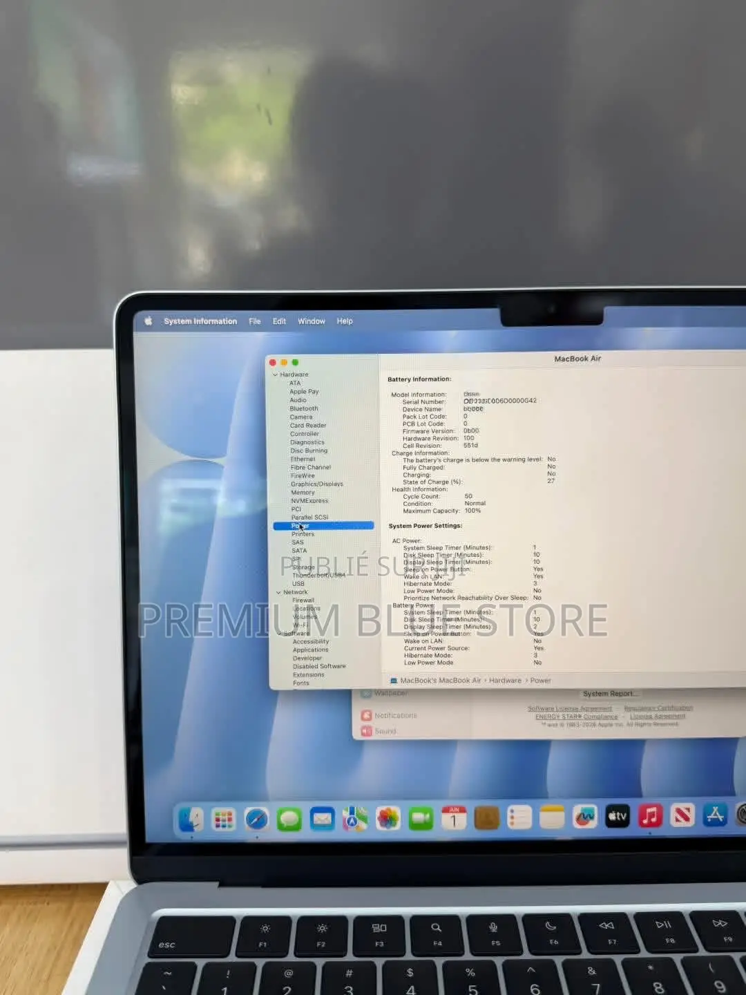 Nouveau Apple MacBook Air 2025 M4 16GB Apple M4 SSD 256GB