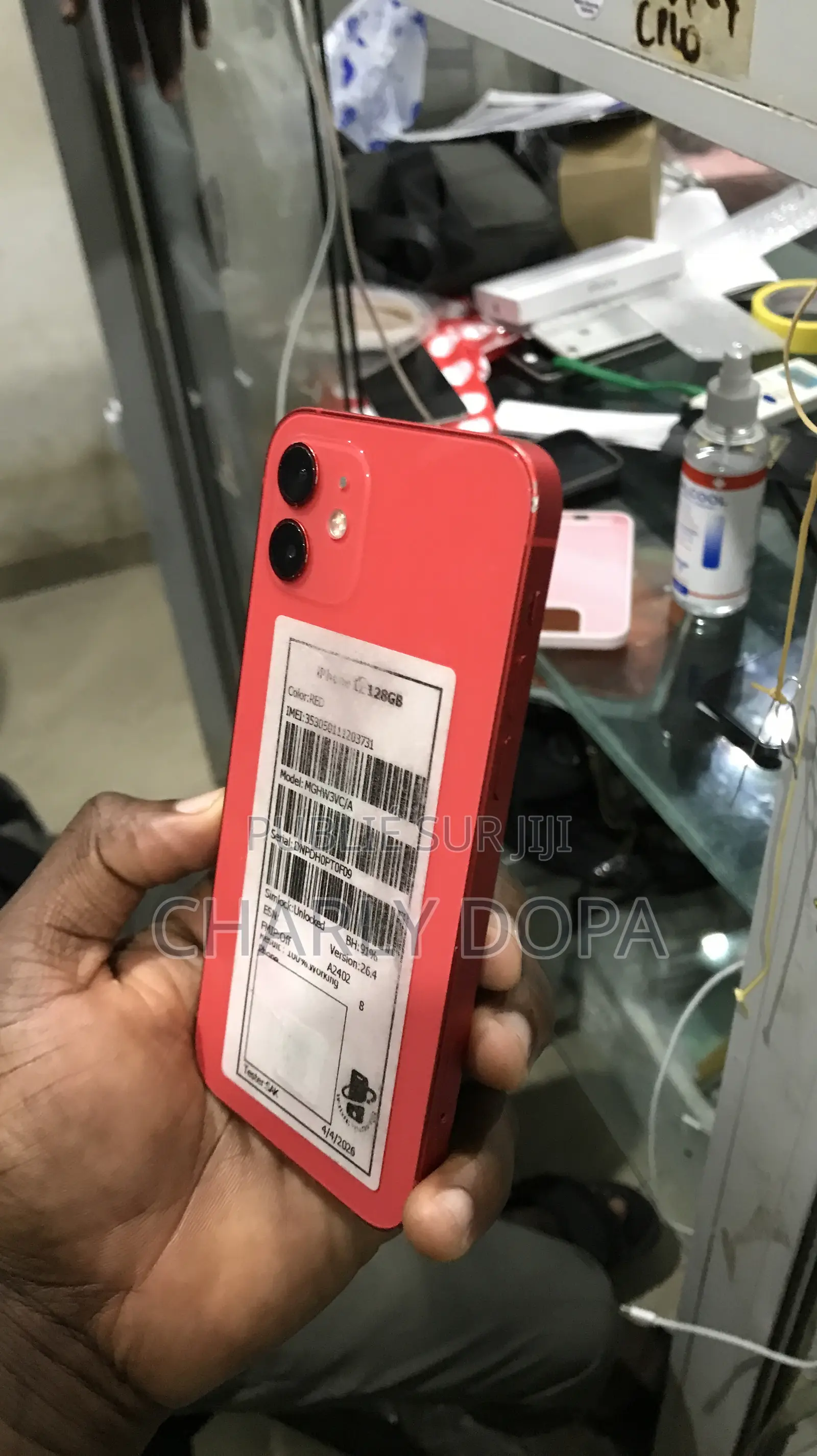 Apple iPhone 12 128 GB Rouge