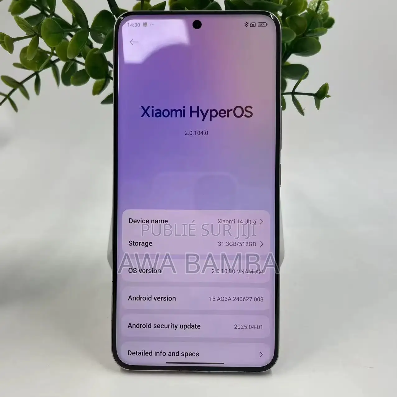 Nouveau Xiaomi 14 Ultra 256 GB Noir