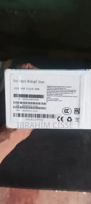 Nouveau Xiaomi Redmi Note 14 Pro+ 5G 512 GB Vert