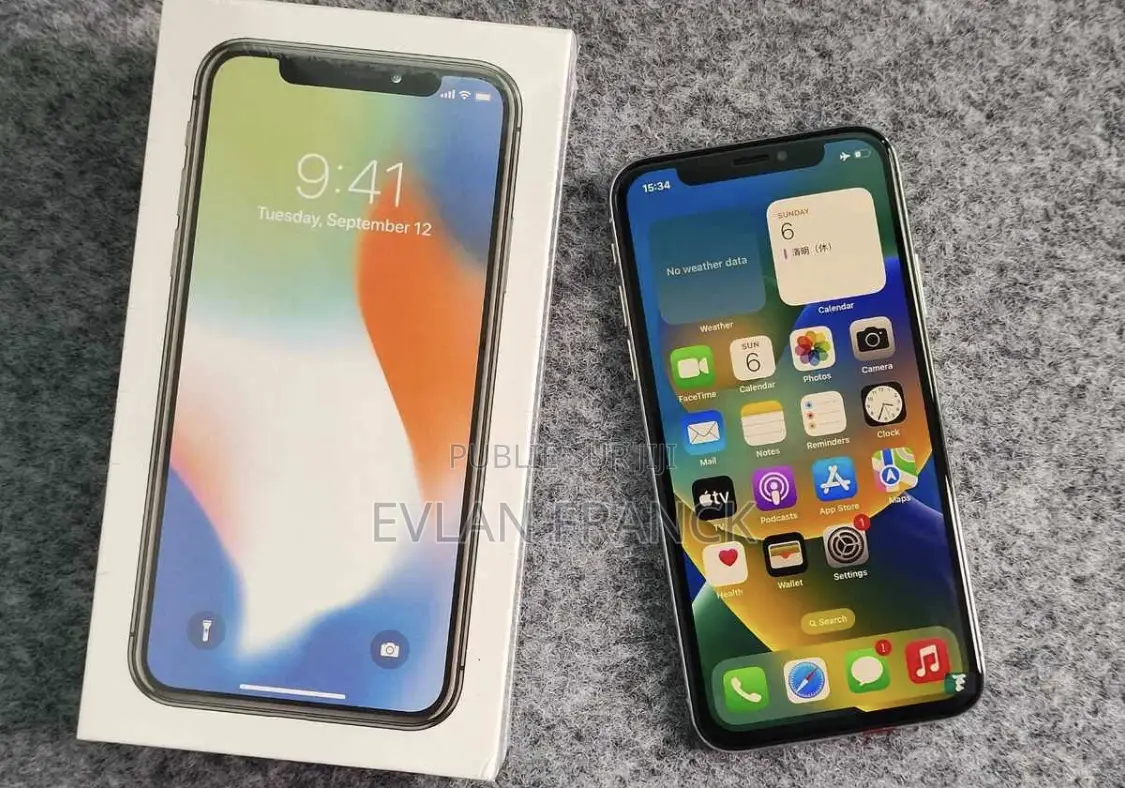 Nouveau Apple iPhone X 64 GB Noir
