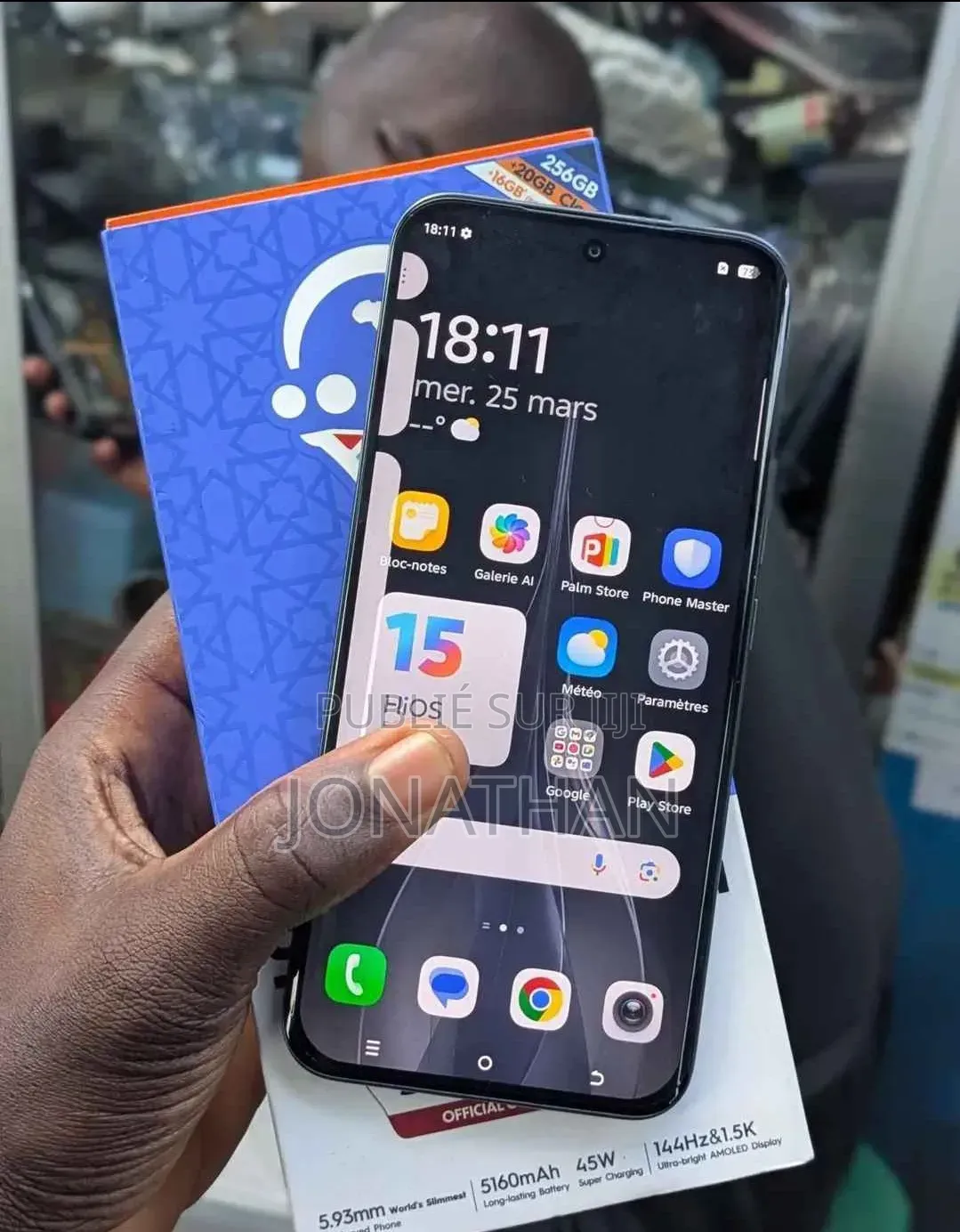 Nouveau Tecno Spark Slim 256 GB Gris