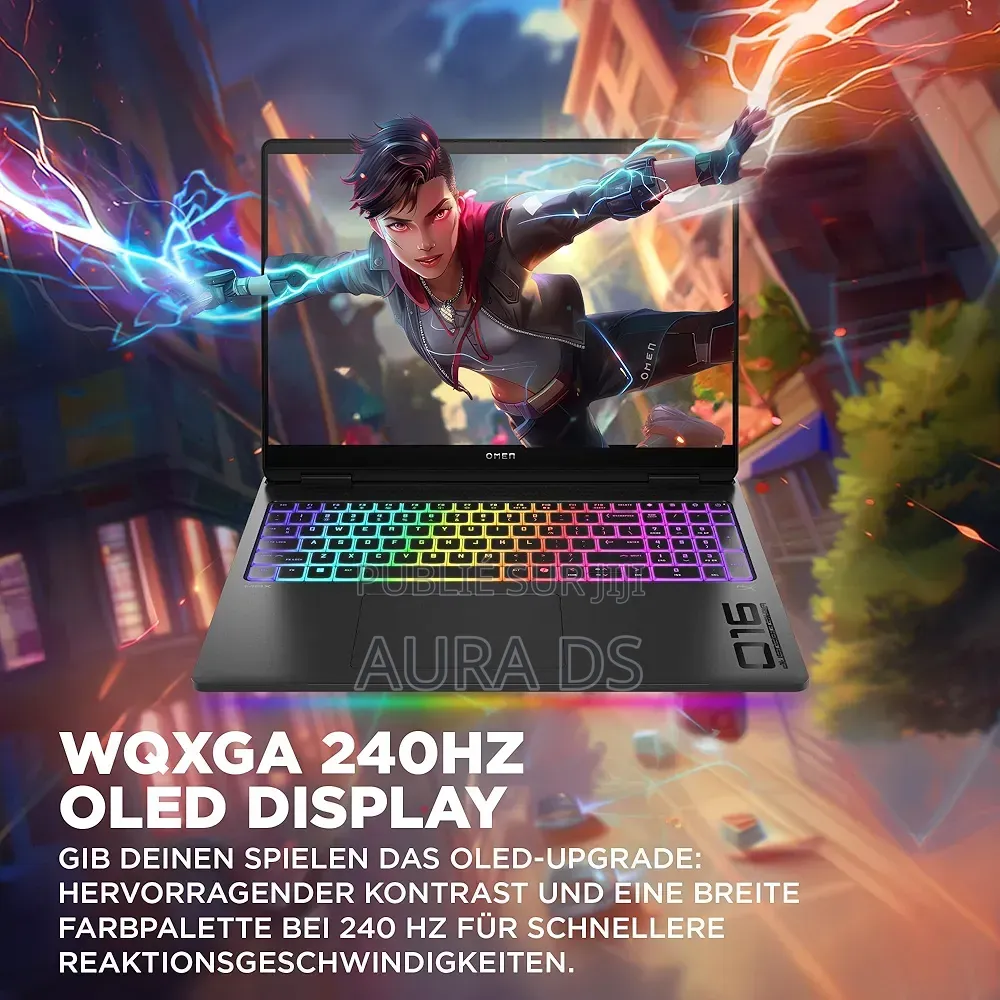 Nouveau Ordinateur portable HP Omen Max 16 32GB AMD Ryzen 9 SSD 1T