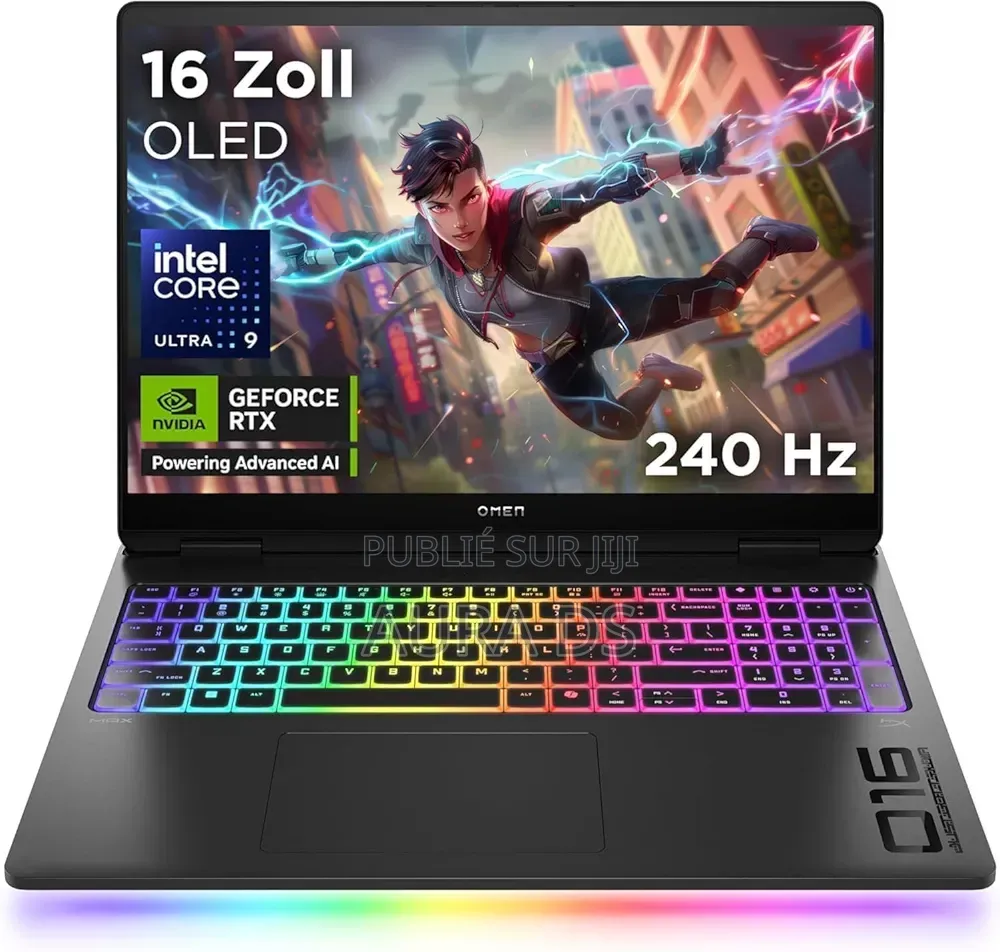 Nouveau Ordinateur portable HP Omen Max 16 32GB AMD Ryzen 9 SSD 1T
