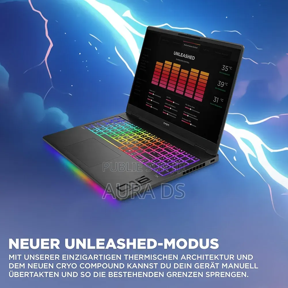 Nouveau Ordinateur portable HP Omen Max 16 32GB AMD Ryzen 9 SSD 1T