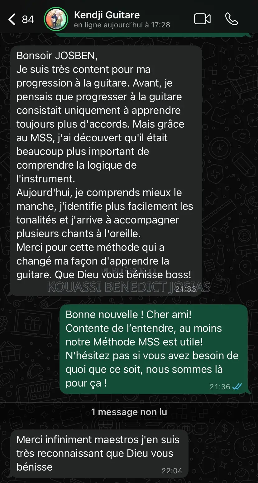 MSS Guitar Method: Maîtrisez La Guitare en 90 Jours( Méthode Complète)