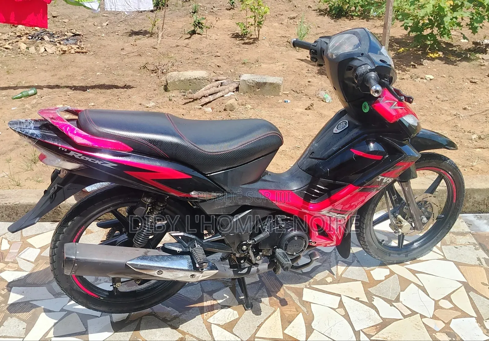 TVS Rockz 125 2023 Rouge