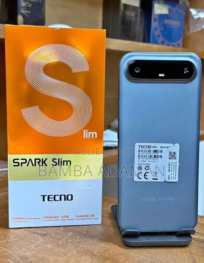 Nouveau Tecno Spark Slim 256 GB Bleu