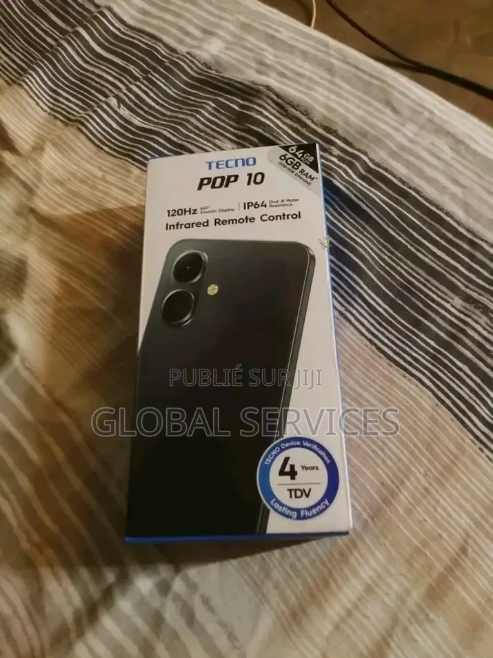 Nouveau Tecno Pop 10 128 GB Doré