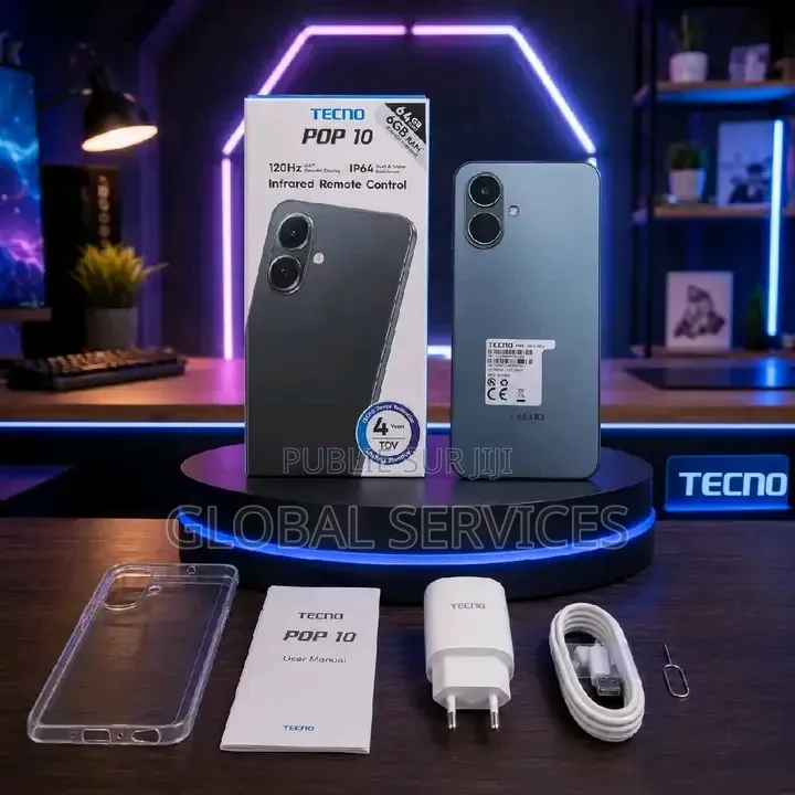 Nouveau Tecno Pop 10 128 GB Doré