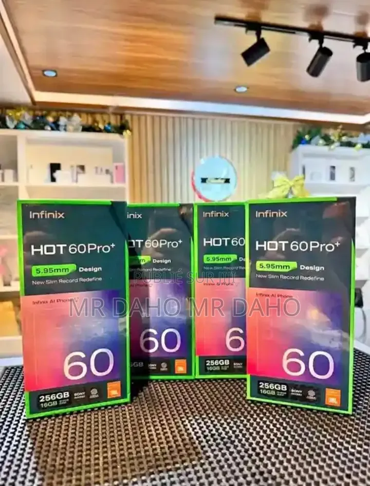Nouveau Infinix Hot 60 Pro+ 256 GB Argenté