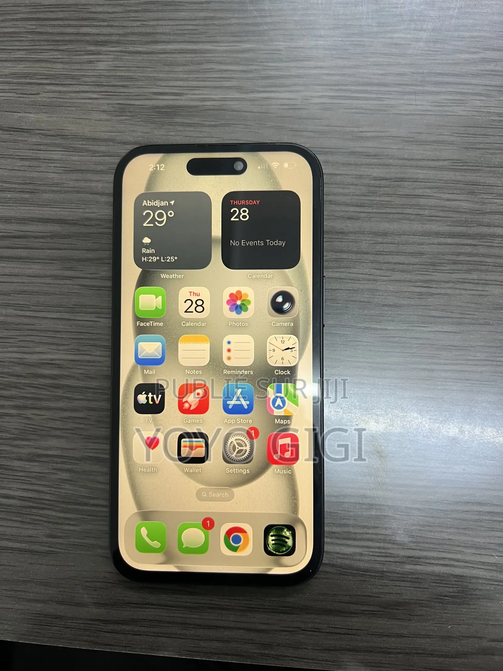 Apple iPhone 15 128 GB Noir