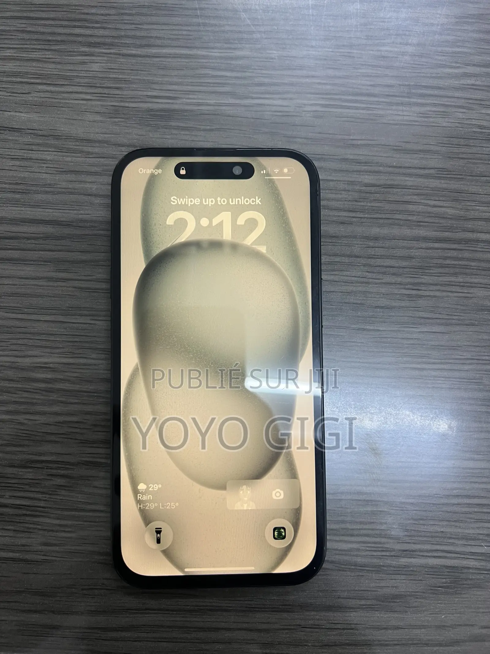 Apple iPhone 15 128 GB Noir