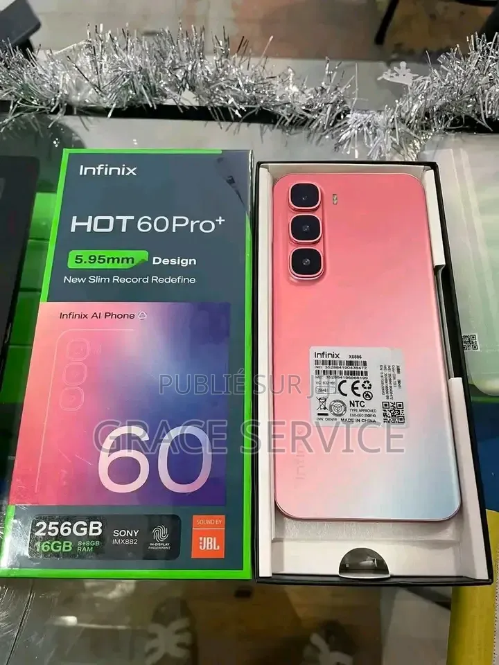 Nouveau Infinix Hot 60 Pro+ 256 GB Bronze