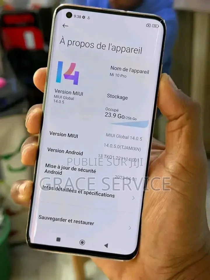 Nouveau Xiaomi Mi 10 Pro 512 GB Or rose