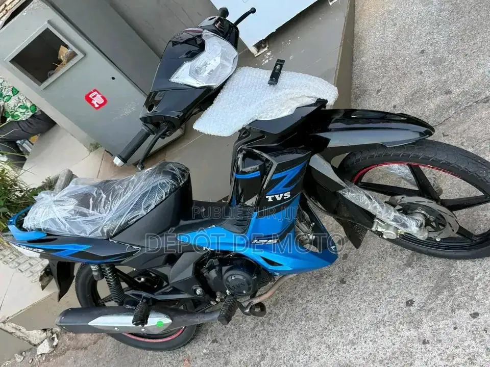 Nouveau TVS Rockz 125 2025 Bleu