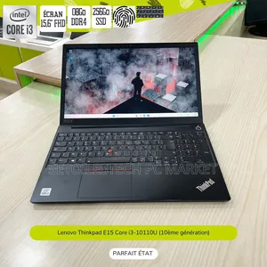 Nouveau Lenovo ThinkPad E15 8GB Intel Core i3 SSD 256GB