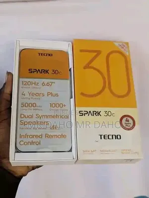 Nouveau Tecno Spark 30C 128 GB Doré