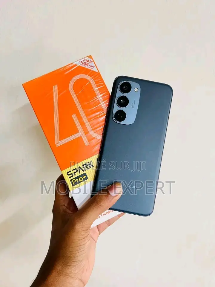 Nouveau Tecno Spark 40 Pro+ 256 GB Noir
